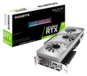 Gigabyte Nvidia GeForce RTX 3080Ti Vision OC 12GB GDDR6X Rev 1.0 GV-N308TVISION OC-12GD