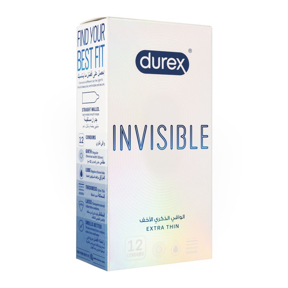 Durex Invisible Extra Sensitive Condoms 12-Pack