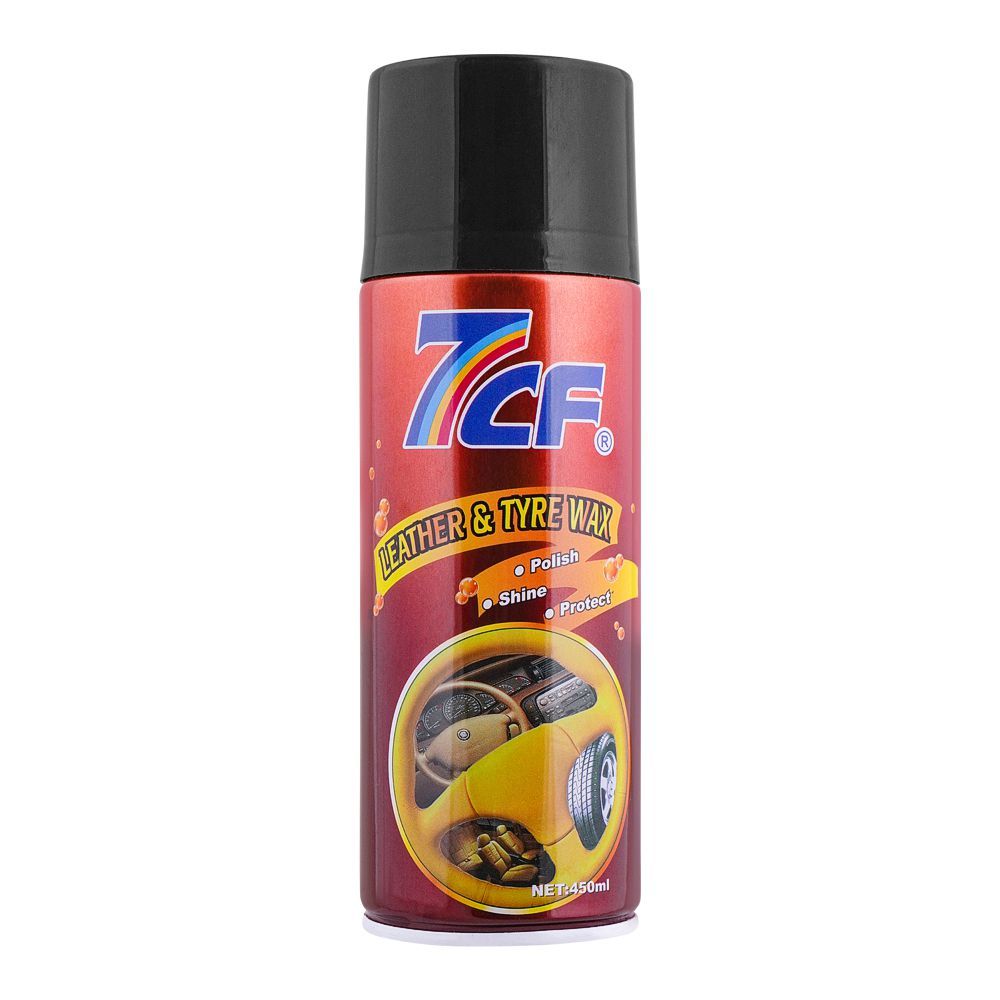 7CF Leather & Tyre Wax, 450ml