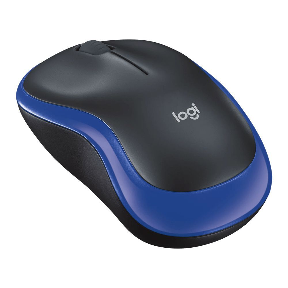 Logitech Wireless Mouse, Blue, M185, 910-002502