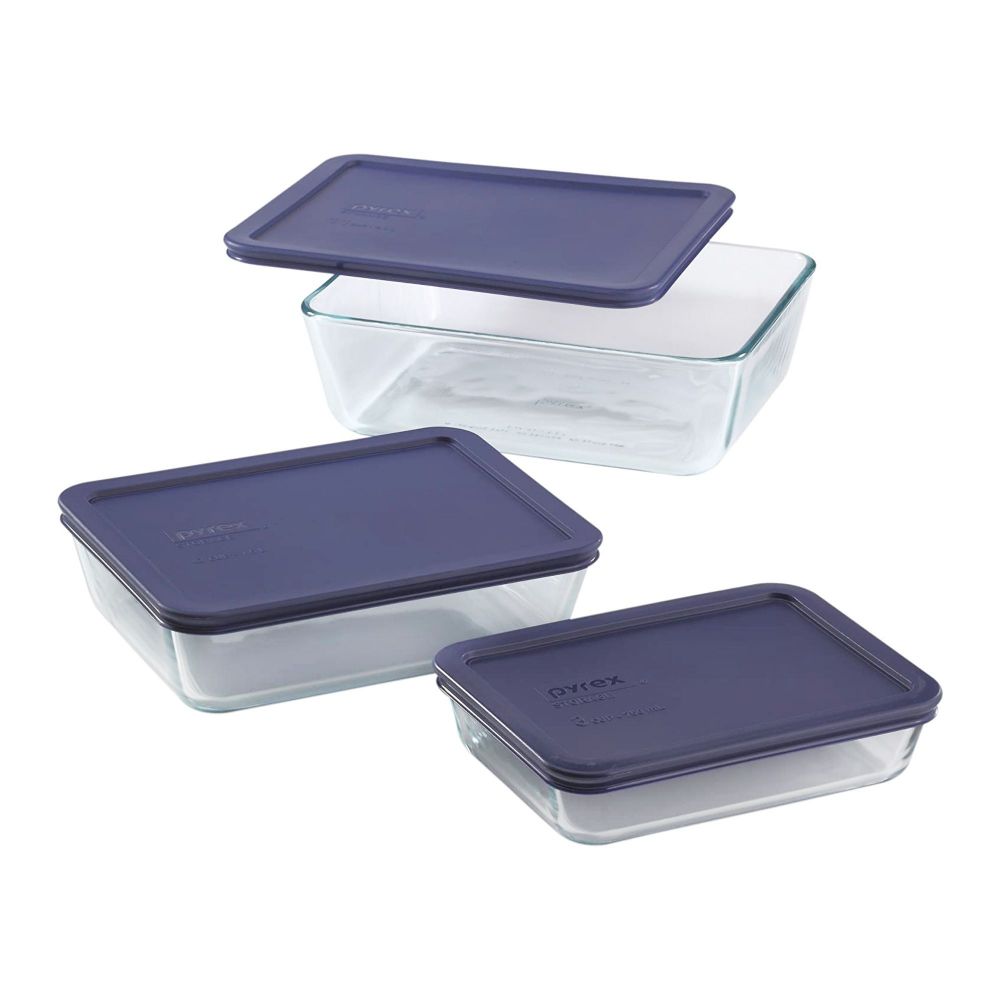 Pyrex Rectangle Dish 6 Piece Set, 6004023