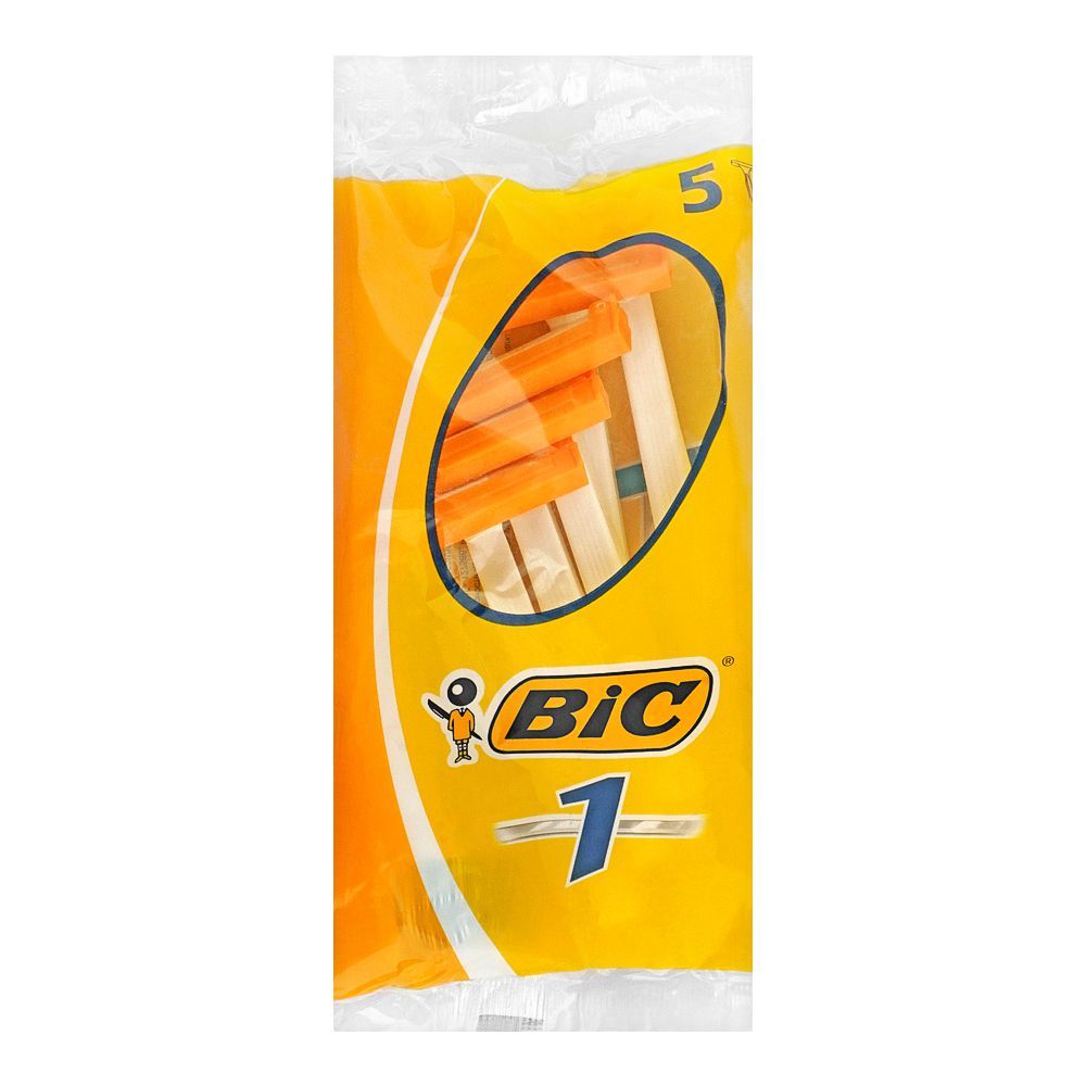 BIC 1 Razor, 5-Pack Pouch