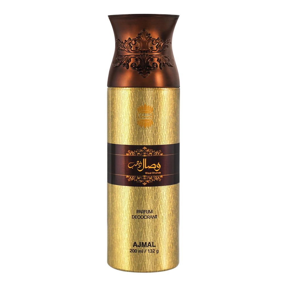 Ajmal Wisal Dhahab Gold Deodorant, For Men & Women, 200ml