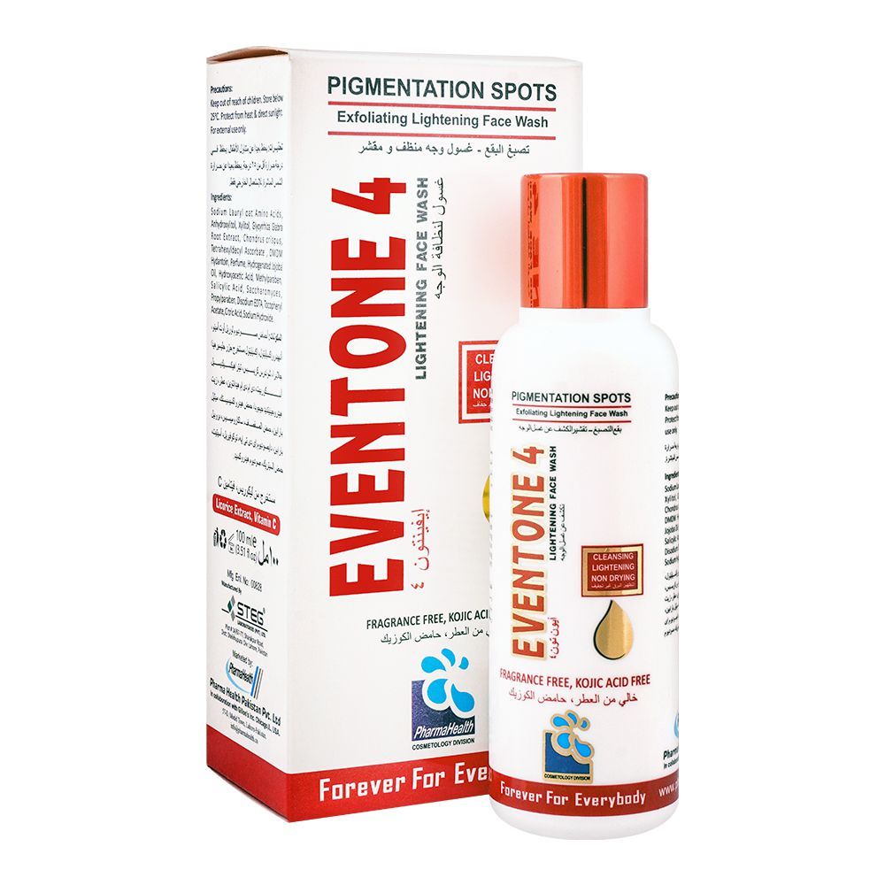 Pharma Health Eventone-4 Lightening Face Wash, Forever For Everybody, 100ml