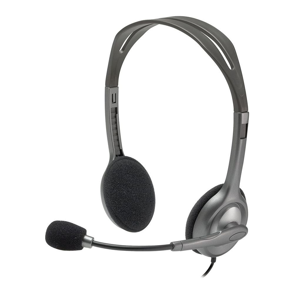 Logitech Stereo Headset, Black, H111