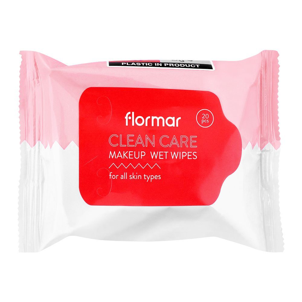 Flormar Clean Care Make-Up Wet Wipes 20-Pack