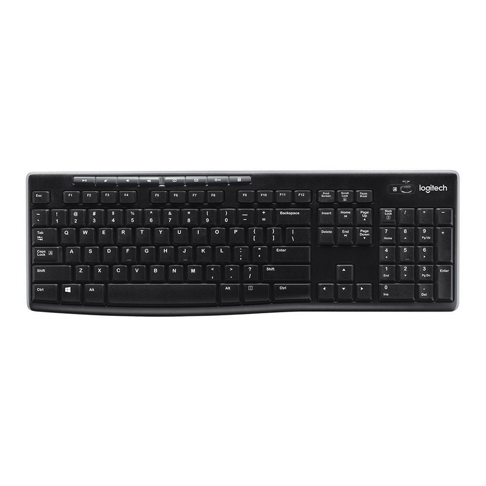 Logitech Wireless Keyboard, Black, K270, 920-003057