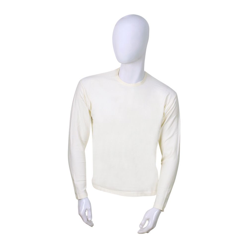 Jockey Premium Model Full Sleeves T-Shirt, Natural - MR2315