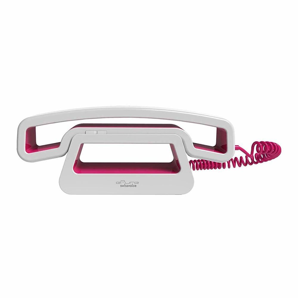 SwissVoice ePure Mobile Corded Handset, Pink, CH01