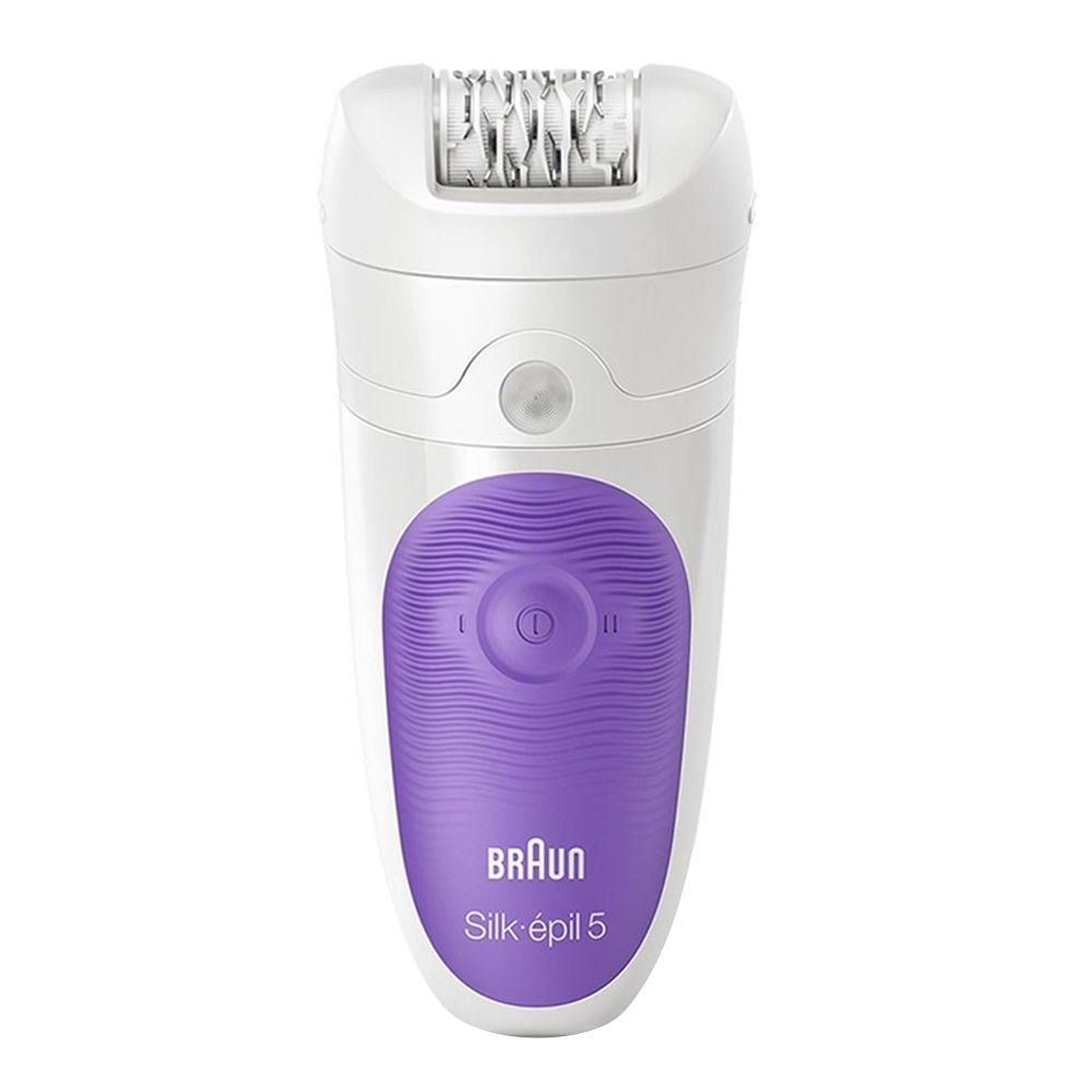 Braun Silk Epil 5, Legs & Body Epilator, Wet & Dry, White/Purple, 5541