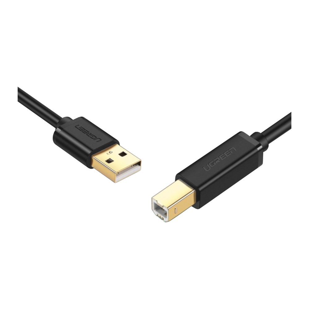 UGreen USB 2.0 AM To BM Printer Cable, 2m, Black, 20847