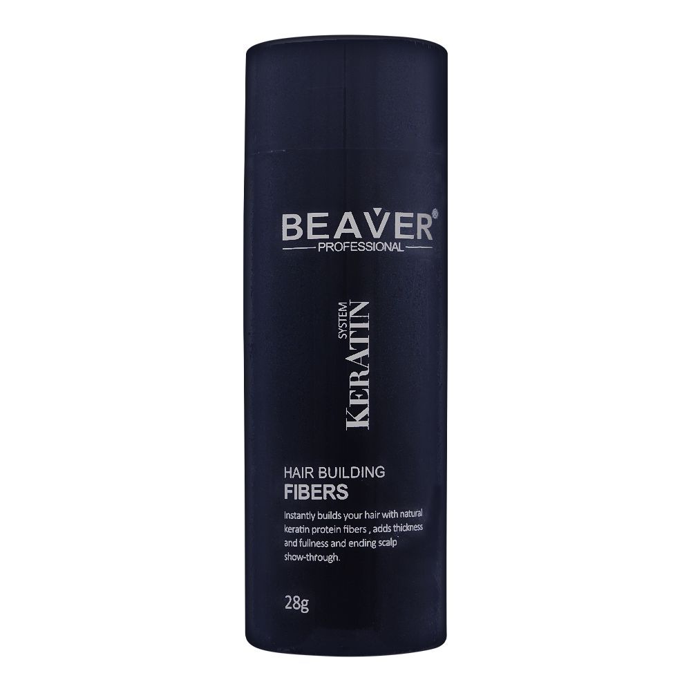 Beaver Keratin System Hair Building Fibers, Dark Brown, 28g