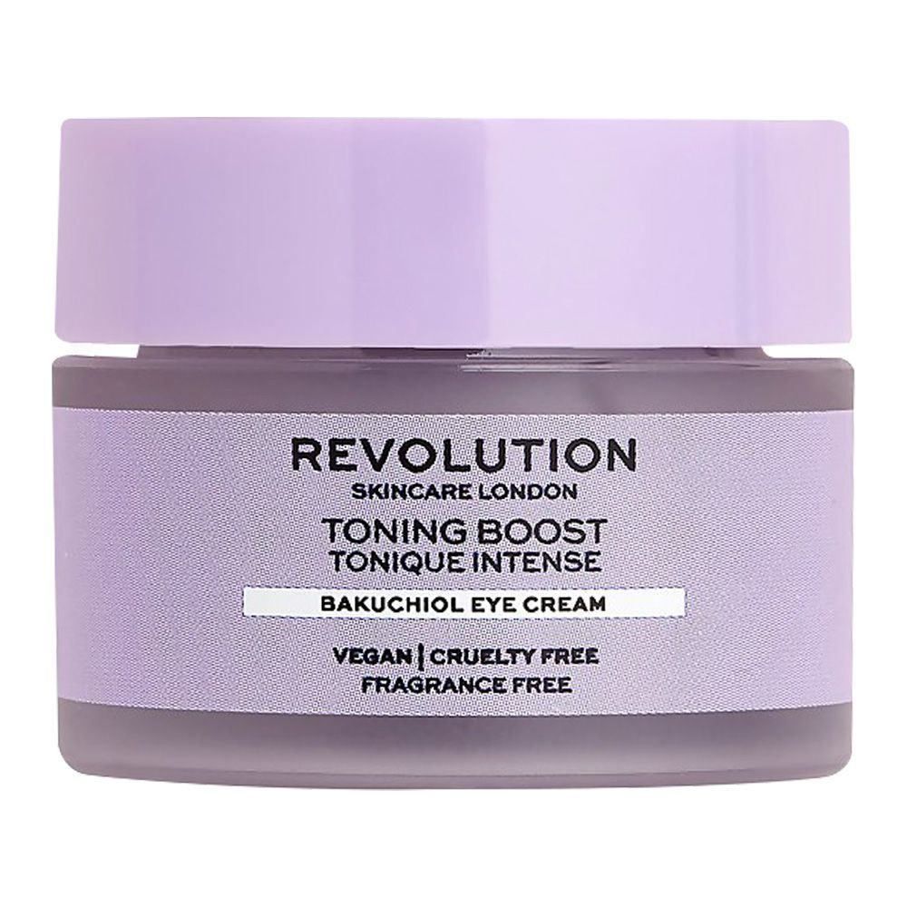 Makeup Revolution Toning Boost Bakuchiol Eye Cream, 15ml