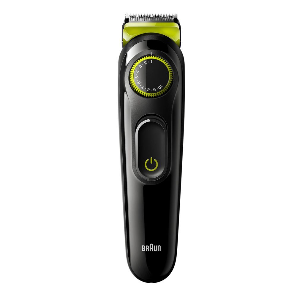 Braun BeardTrimmer 3, With 20 Length Settings Precision Wheel, BT3221