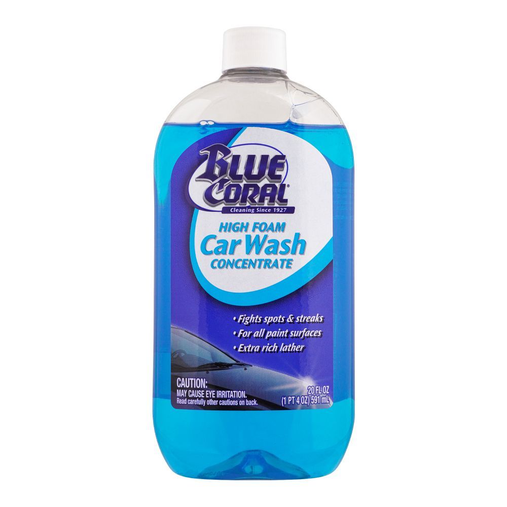 Blue Coral High Foam Car Wash Cleaner, 591ml, WC-102