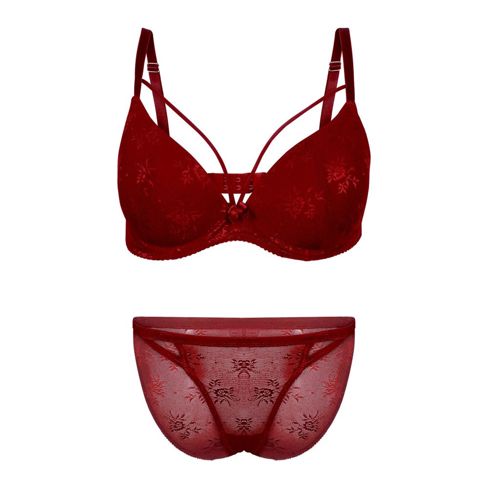 BLS Antona Bra Set Burgundy, BLSNBB4425