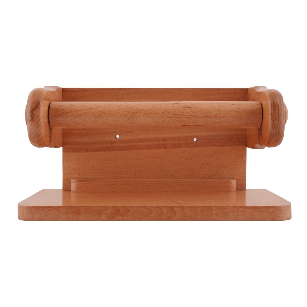 Amwares Beech Wood Wall Tissue Stand Large, 009022