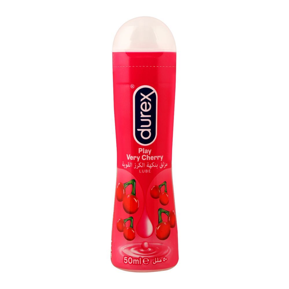 Durex Play Very Cherry Flavoured Pleasure Lube Gel, 50ml