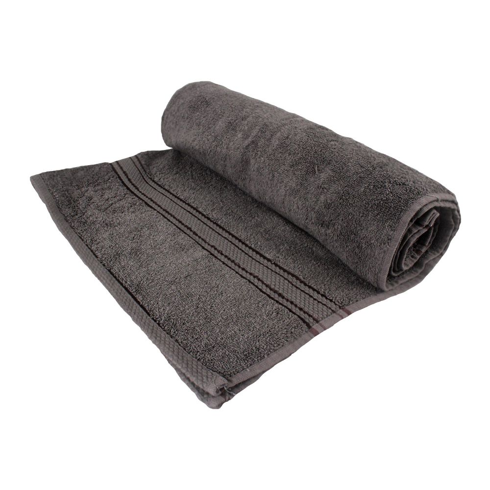 Cotton Tree Combed Cotton Bath Sheet, 90x150cm, Dark Grey