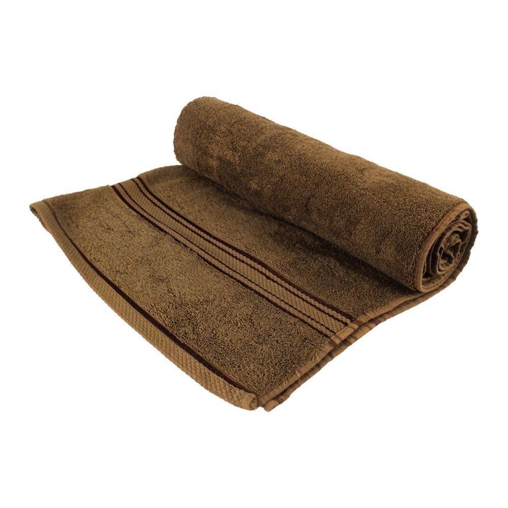 Cotton Tree Combed Cotton Bath Sheet, 90x150cm, Medium Brown