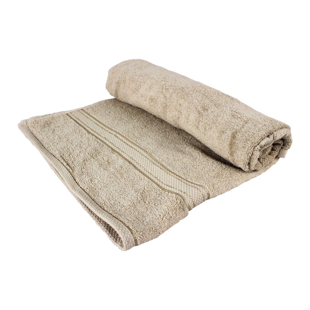 Cotton Tree Combed Cotton Face Towel, 40x60cm, Light Brown