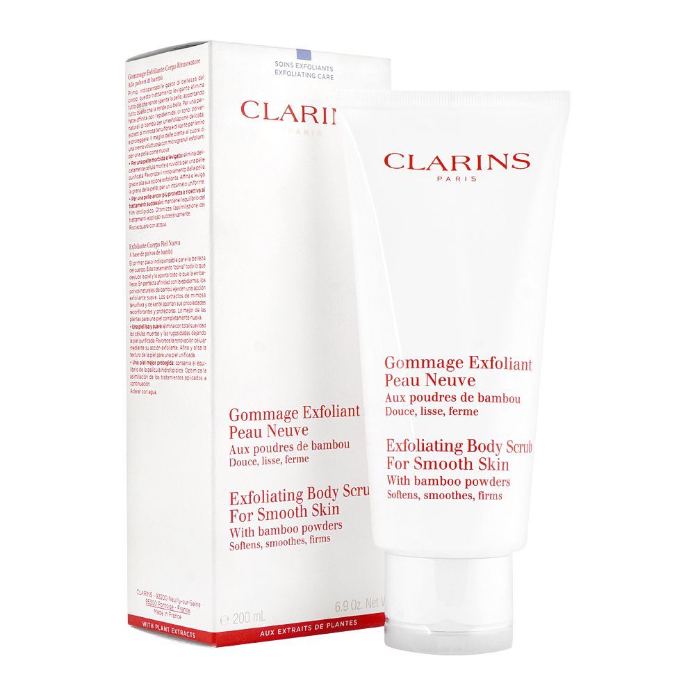 Clarins Paris Exfoliating Body Scrub For Smooth Skin, 200ml