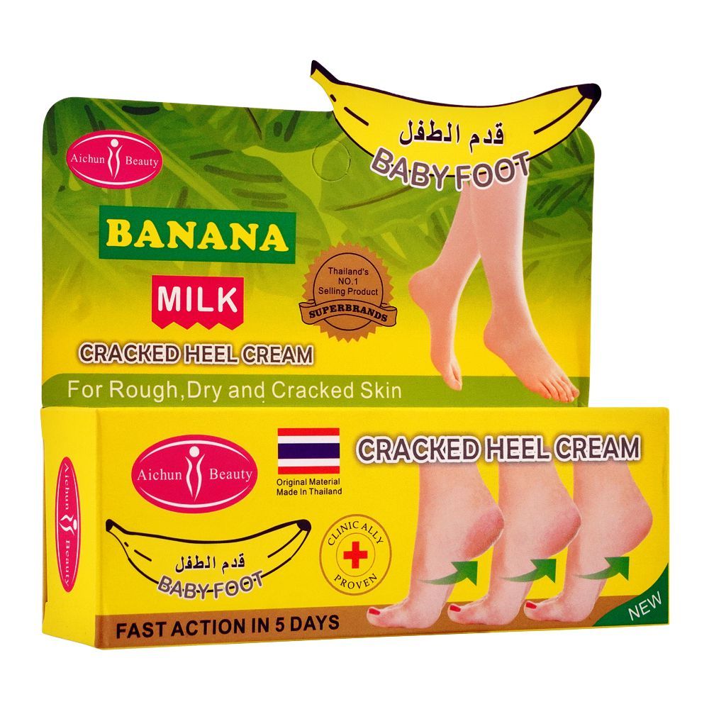 Aichun Beauty Banana Milk Cracked Heel Cream, AC229-1, 80g