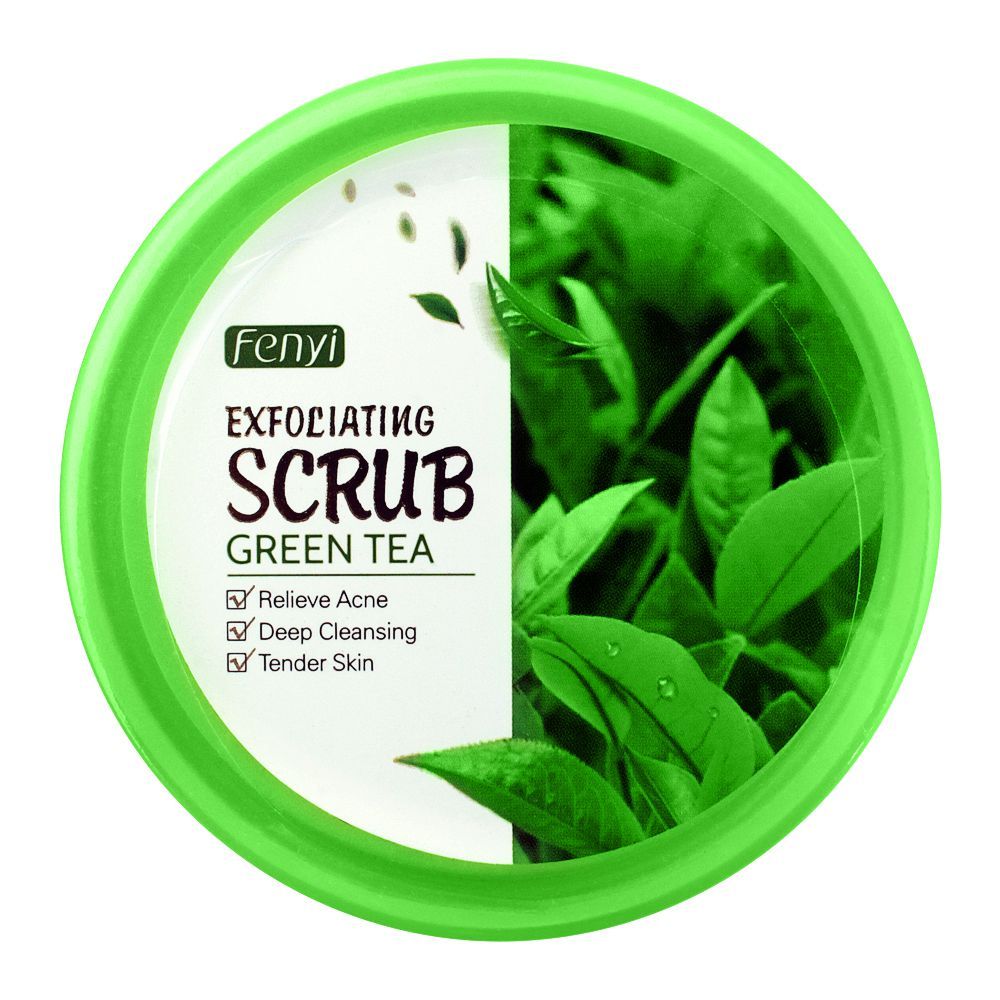 Fenyi Green Tea Exfoliationg Scrub, 100g