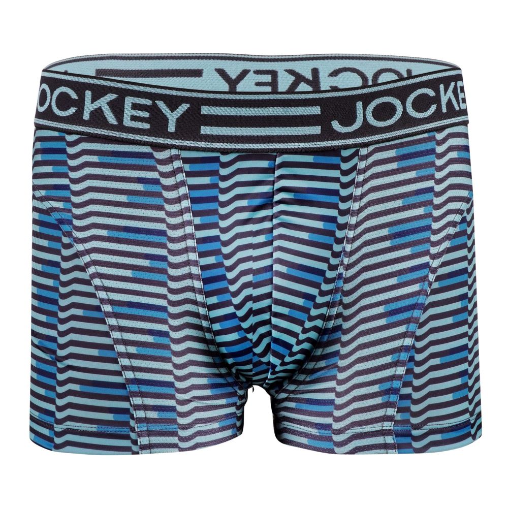 Jockey Sports Microfiber Active Trunk Dark Iron-Ice Green, 19902918