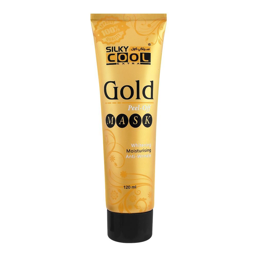 Silky Cool Extra Gold Peel-Off Whitening Mask, 120ml