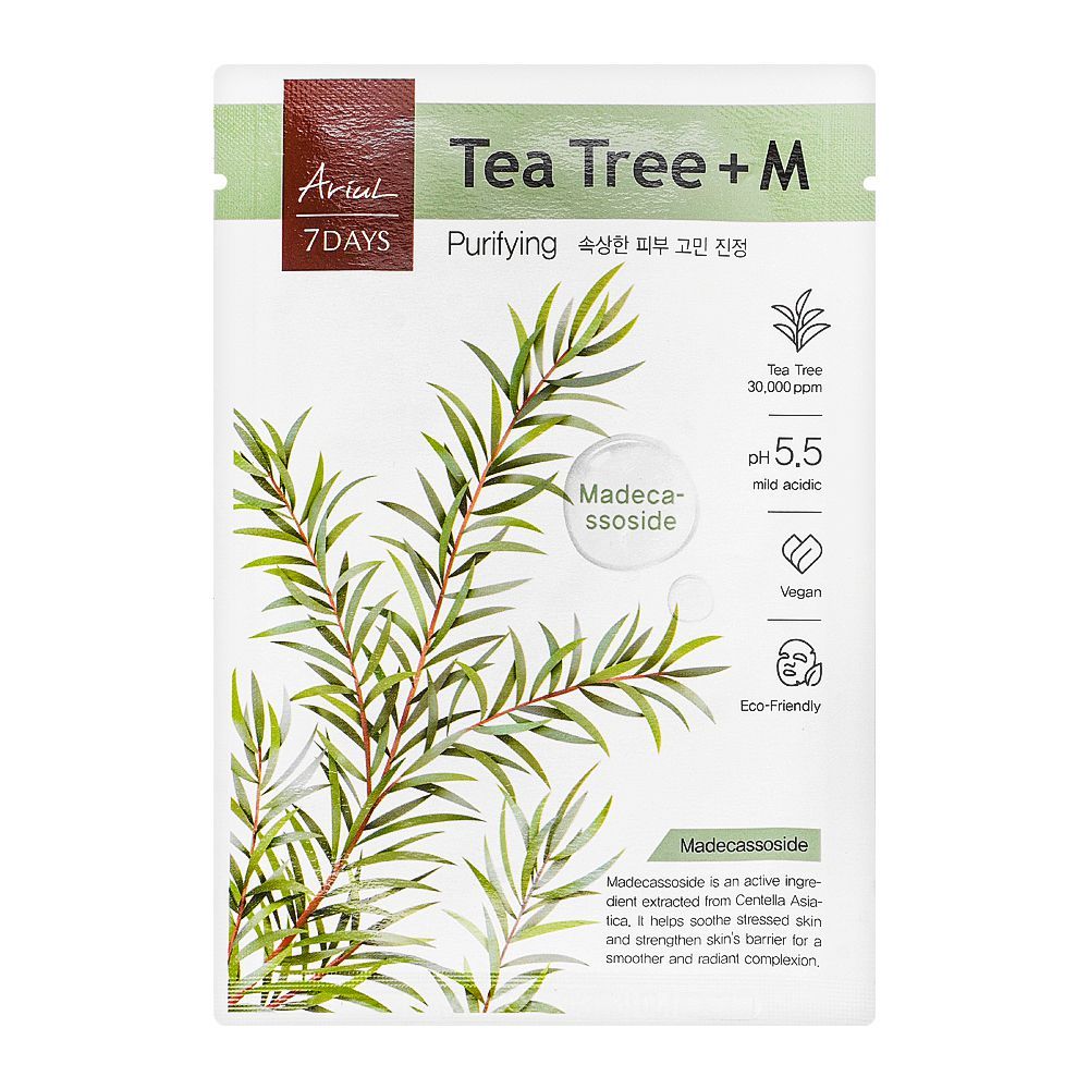 Ariul 7 Days Tea Tree+M Purifying Facial Mask, 23ml