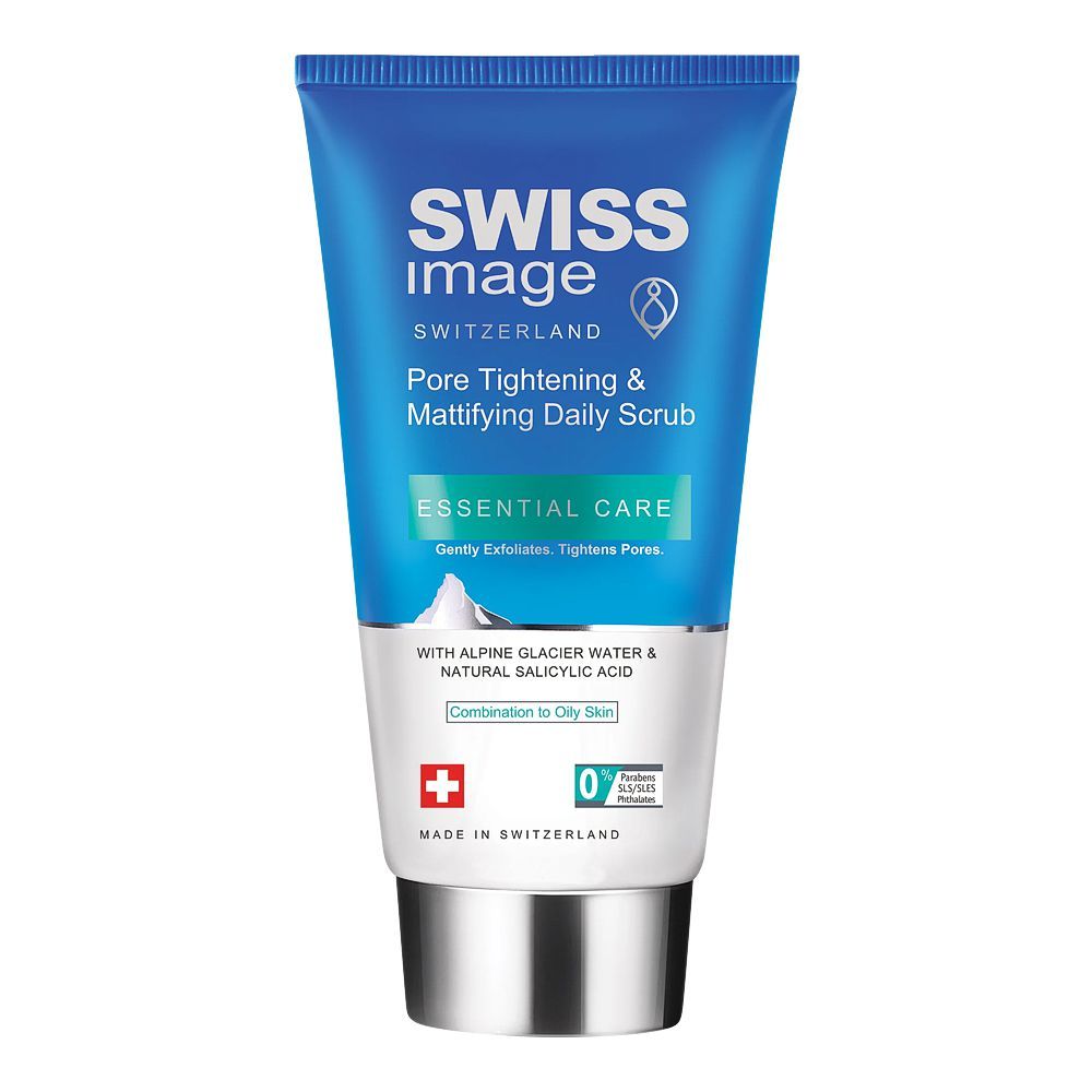 Swiss Image Pore Tightening & Mattifying Daily Scrub, Combination To Oily Skin, 150ml