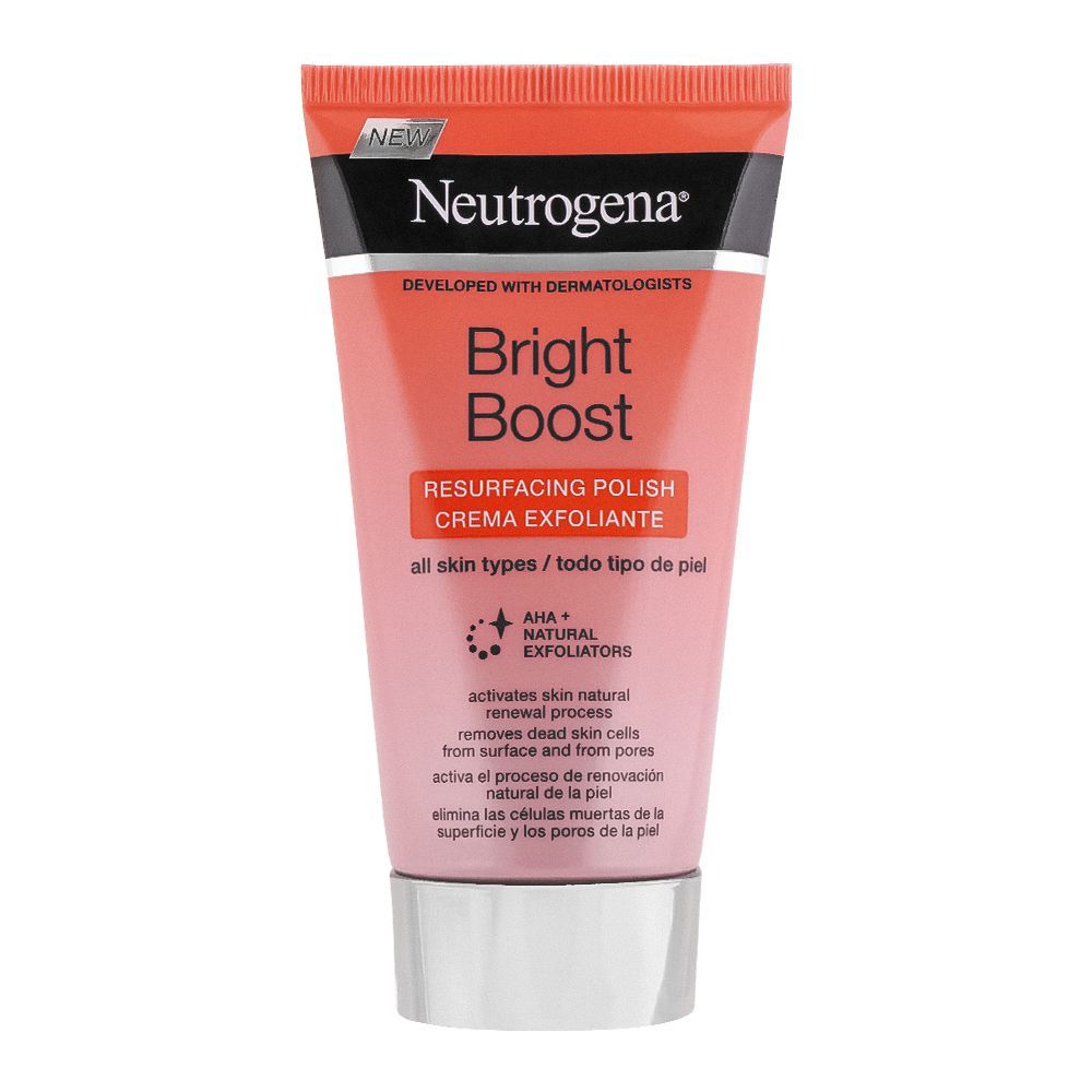 Neutrogena Bright Boost Resurfacing Polish For All Skin Types, 75ml