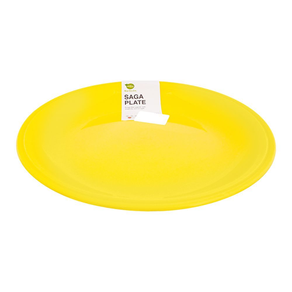 Appollo Saga Plate, Yellow