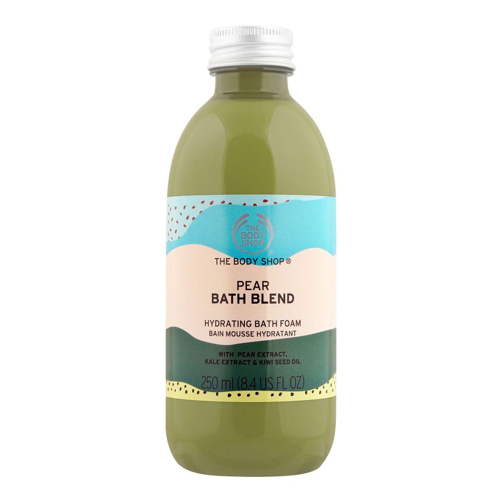 The Body Shop Pear Bath Blend Hydrating Bath Foam, With Pear Extract & Kiwi Seed Oil, 250ml