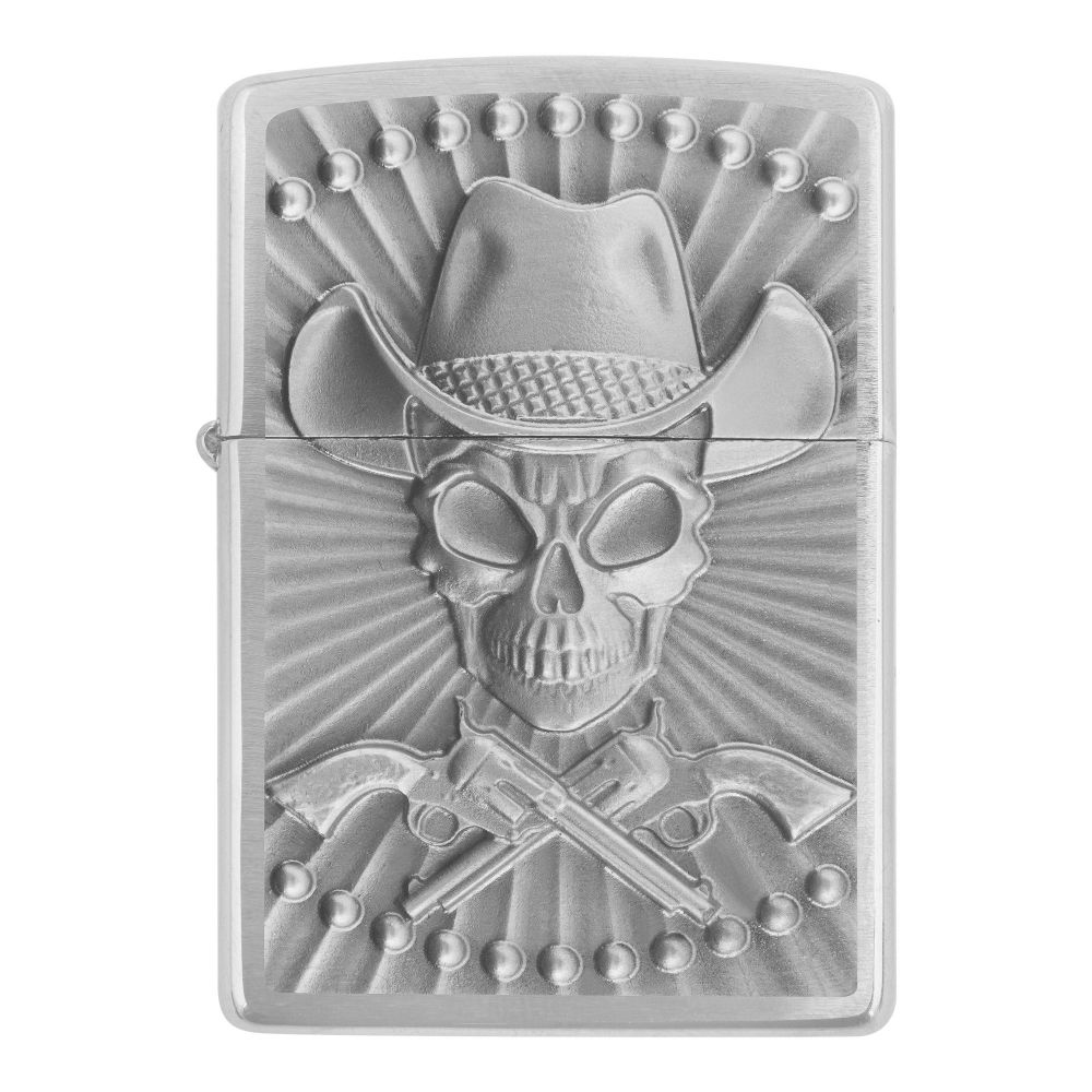 Zippo Lighter, Cowboy Skull, 2.001.982