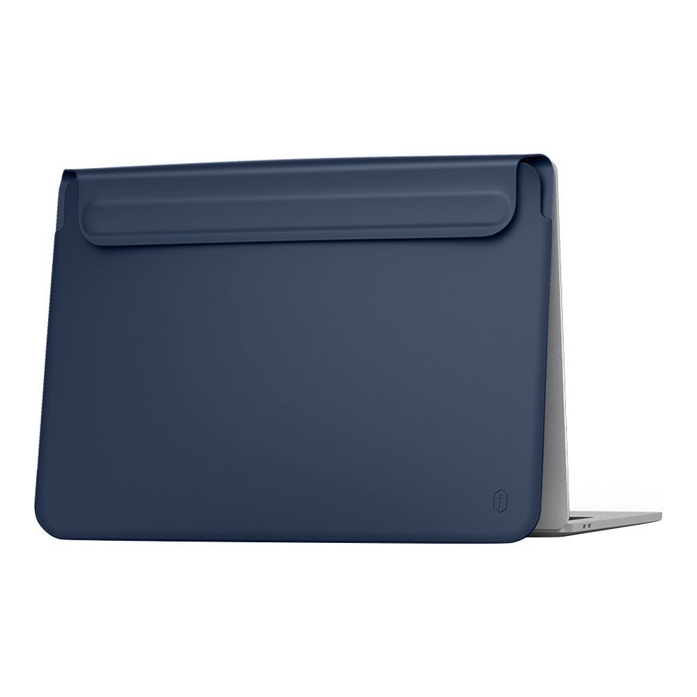 WIWU Skin Pro II Pu Leather Sleeve For Macbook Pro, 13" Air Navy Blue