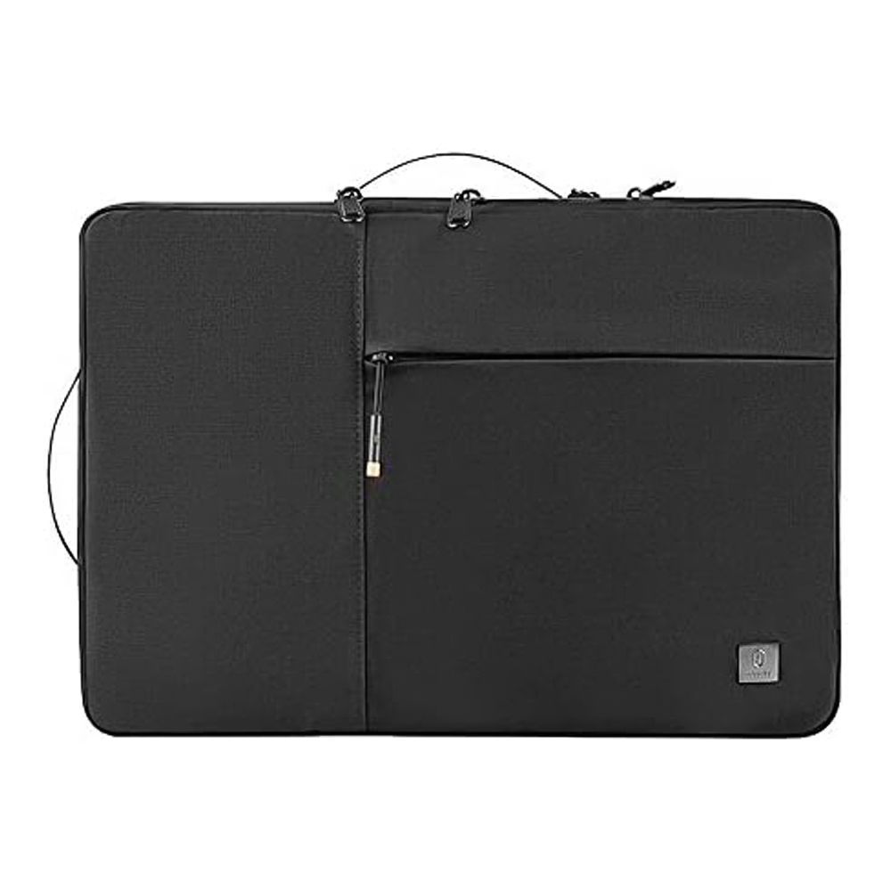 WIWU Alpha Double Layer Sleeve For Laptop, 15.4" (Fit 16" Macbook) Black