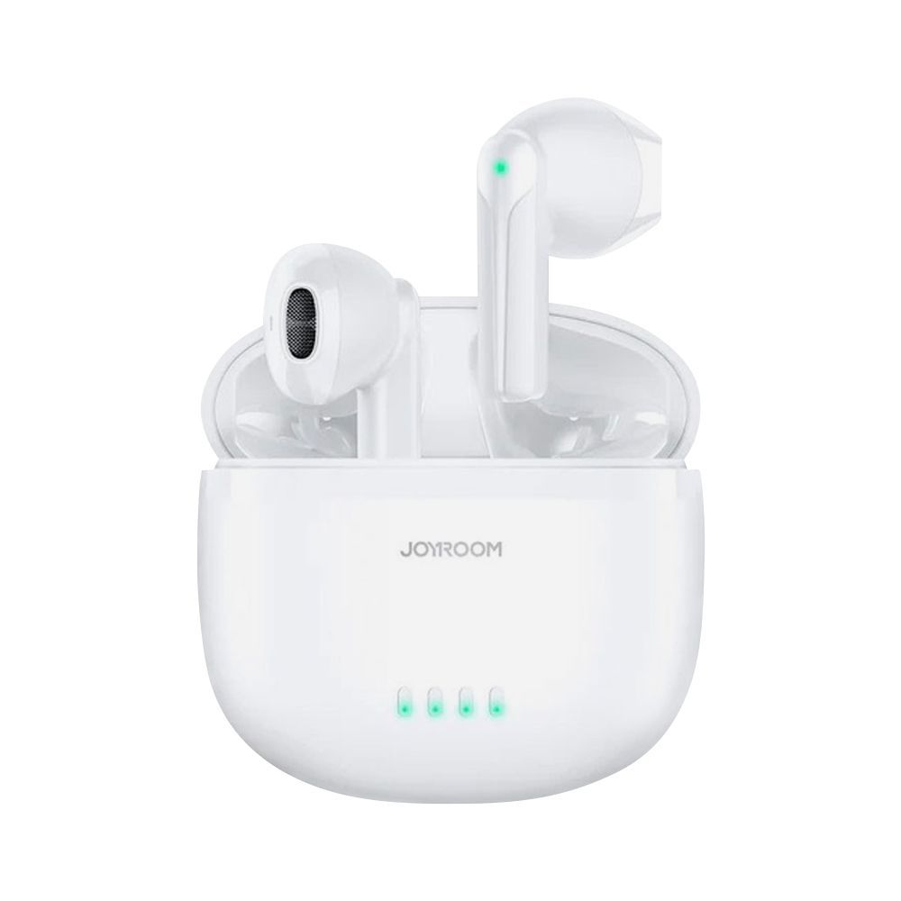 Joyroom Dual-Mic Enc True Wireless Earphone, White, JR-TL11, 21Hrs Playtime