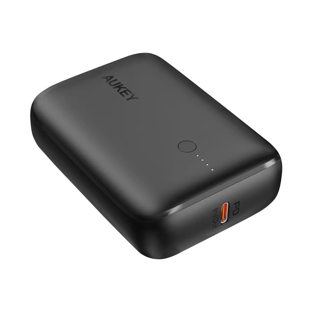 Aukey Basix Mini 20W 10000mAh Ultra Compact Power Bank With PD QC3.0, Black, PB-N83S