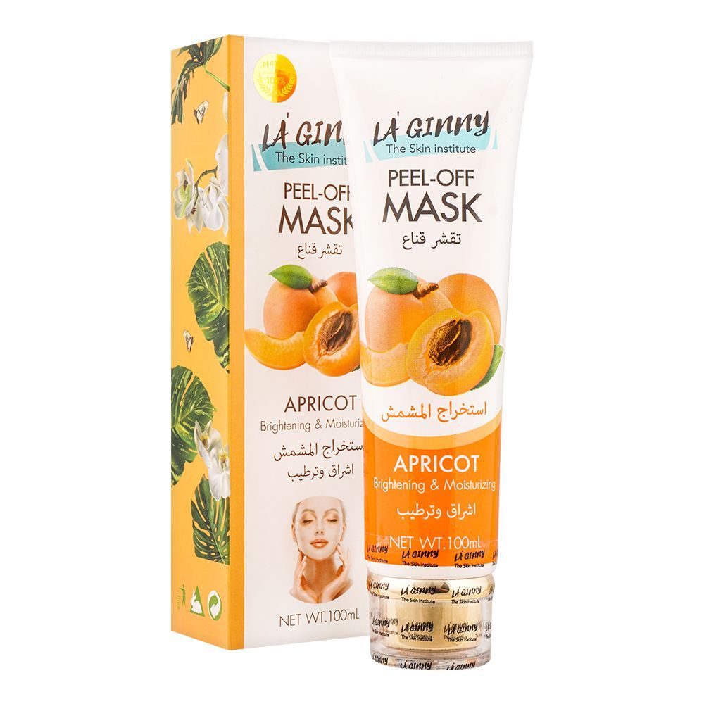 La Ginny Apricot Brightening & Moisturizing Peep-Off Mask, 100ml