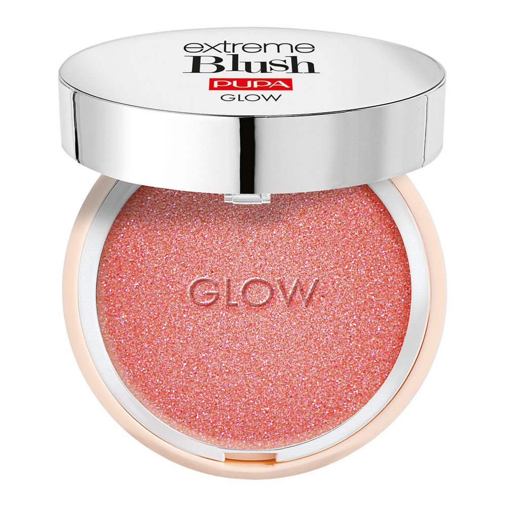 Pupa Milano Extreme Blush Glow Highlighting Effect Compact Blush, 100, Exotic Rose