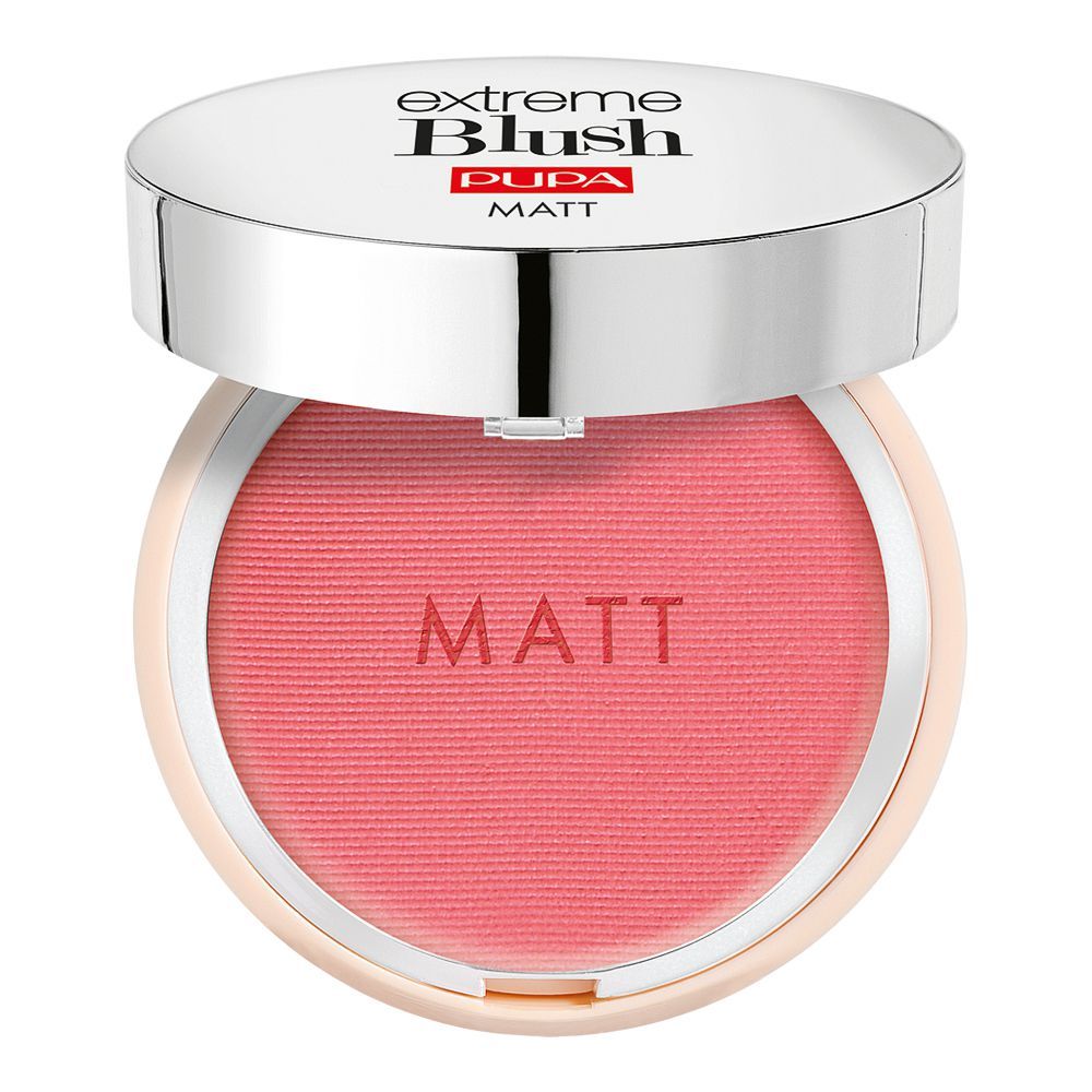 Pupa Milano Extreme Blush Matt Natural Effect Compact Blush, 004, Daring Pink