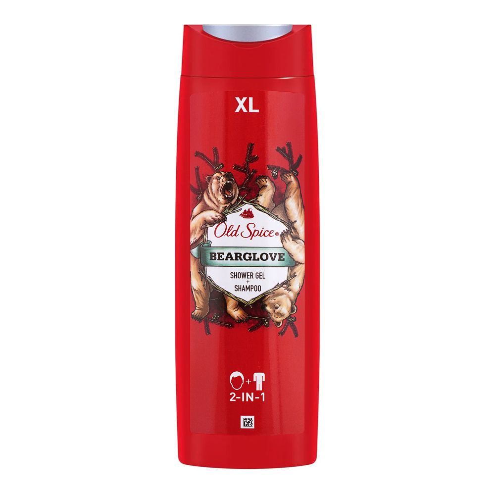 Old Spice Bear Glove 2-In-1 Shower Gel + Shampoo, 400ml