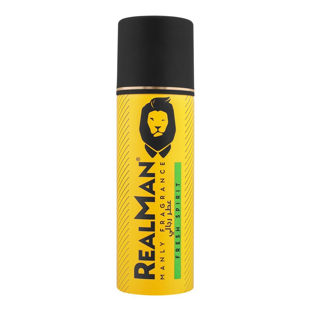 RealMan Fresh Spirit Deodorant Body Spray, 150ml