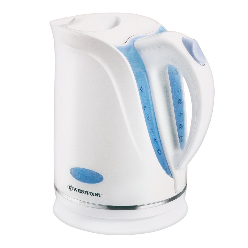 West Point Deluxe Cordless Electric Kettle, 2 Liters, 1850-2200 Watt, WF-578