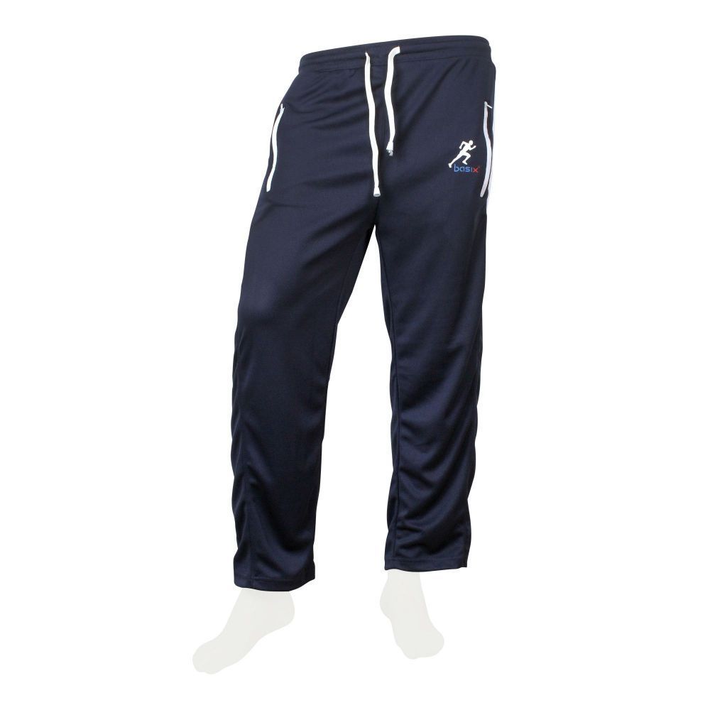 Basix Moisture Wicking Sport Trouser Navy With White Accents, ST-705