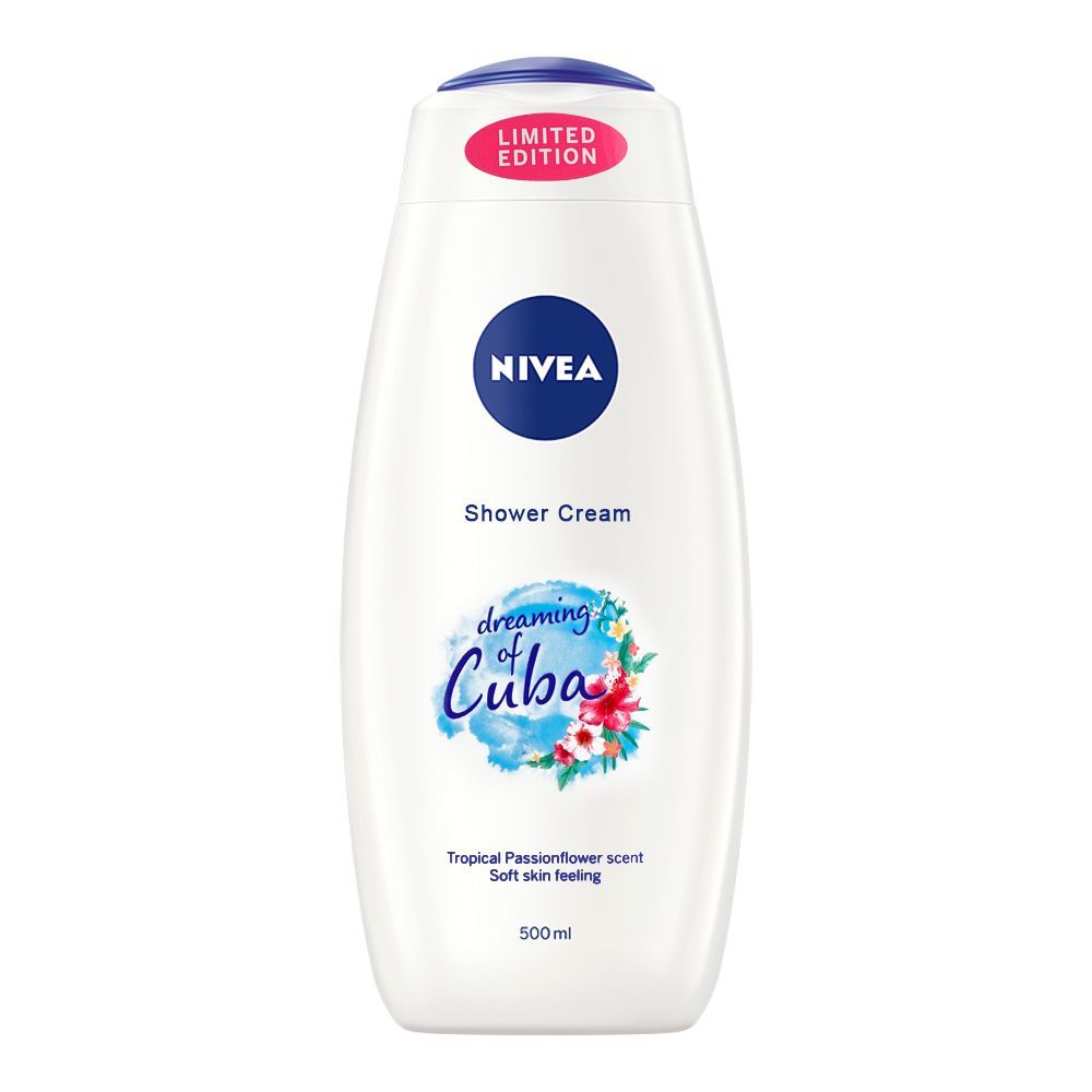 Nivea Dreaming Of Cuba Caring Shower Cream, Soft Skin Feeling, 500ml