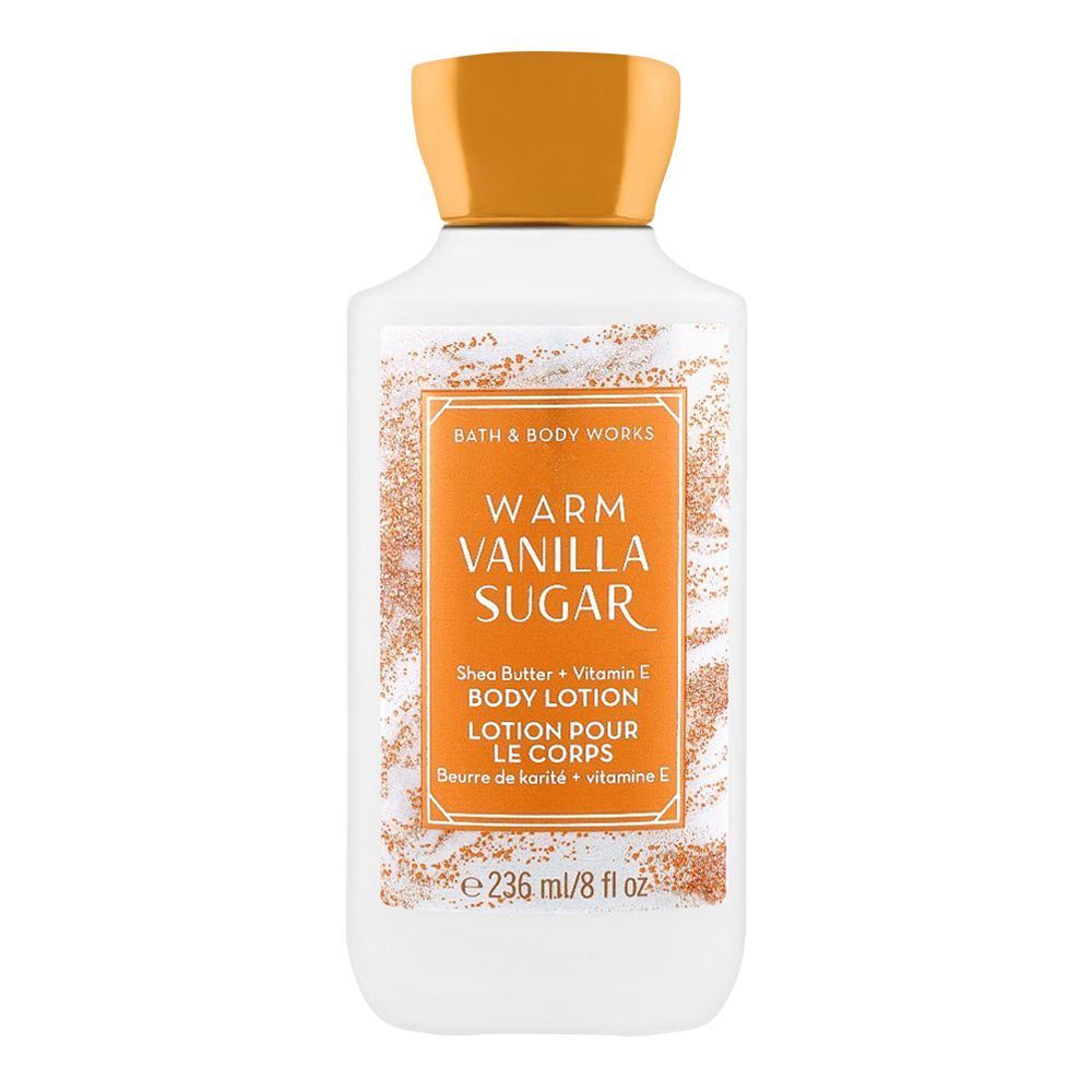 Bath & Body Works Warm Vanilla Sugar Shea Butter & Vitamin E Body Lotion, 236ml