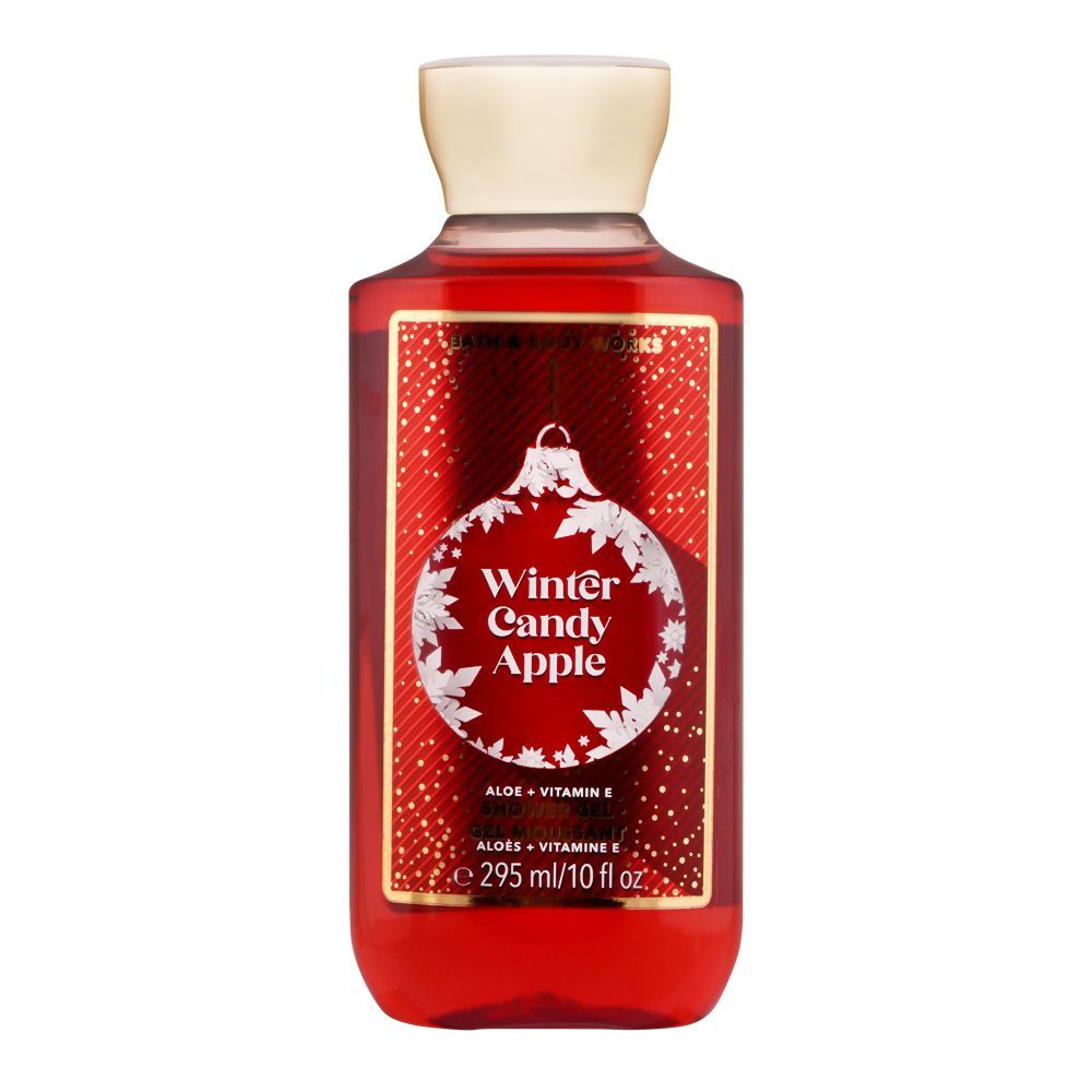 Bath & Body Works Winter Candy Apple Aloe + Vitamin E Shower Gel, 295ml